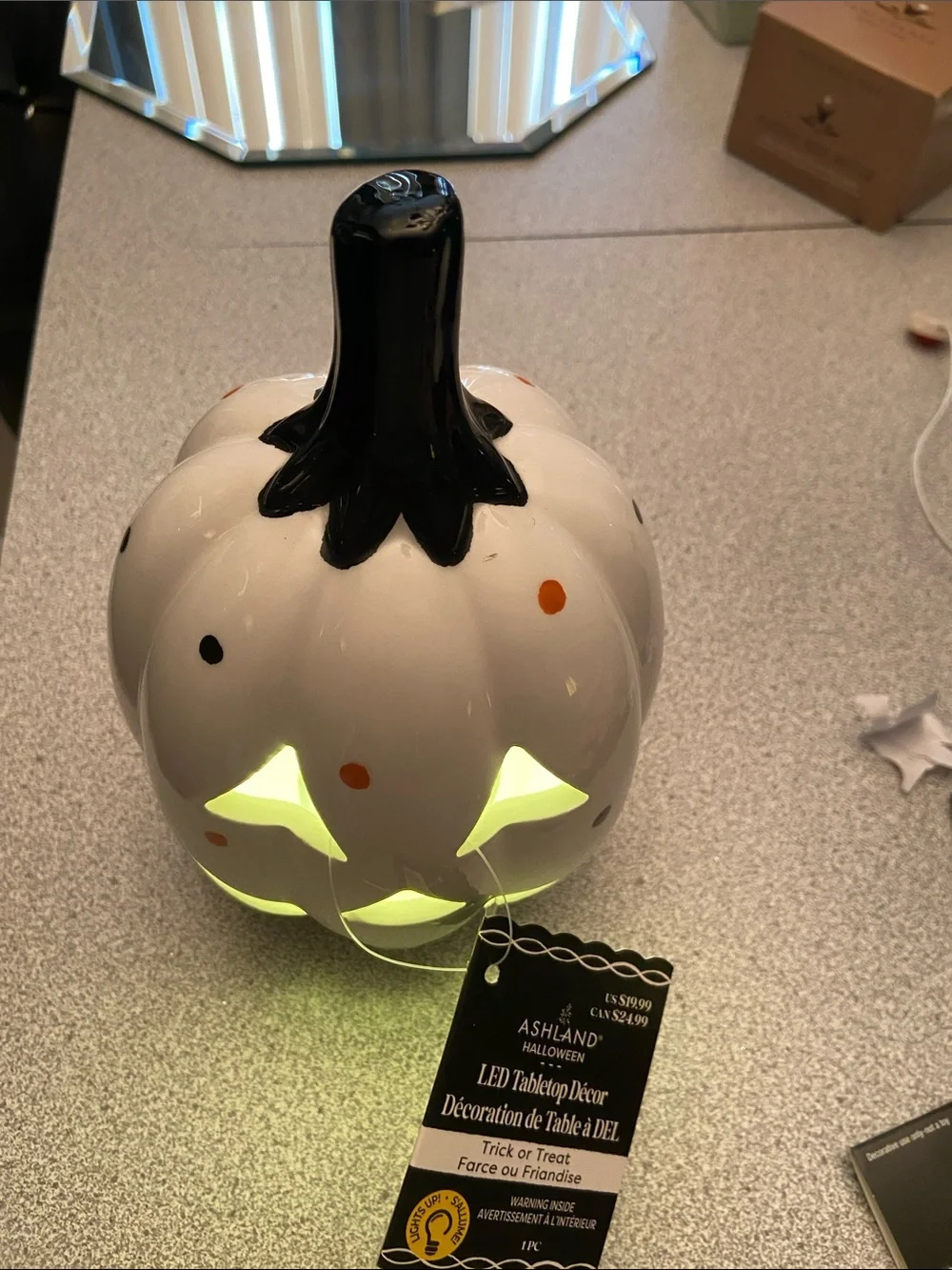 Ashland ceramic pumpkin
